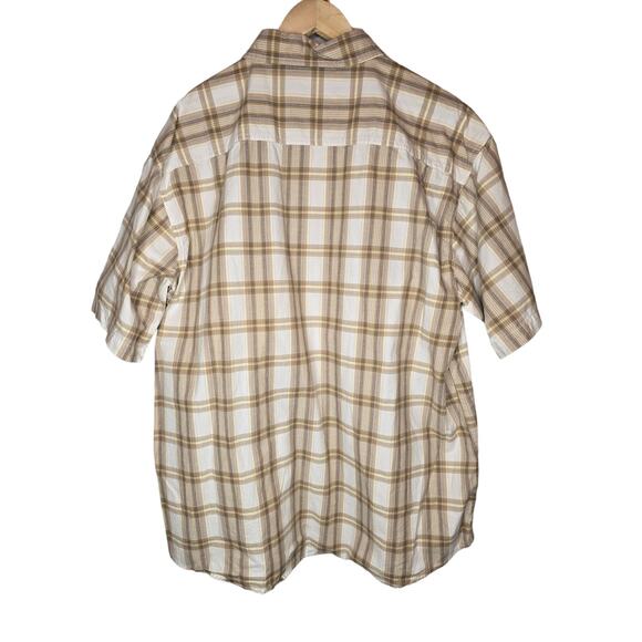 Mens Carhartt Short Sleeve Paid Button Up shirt Size XL Casual, great condition - Picture 2 of 4